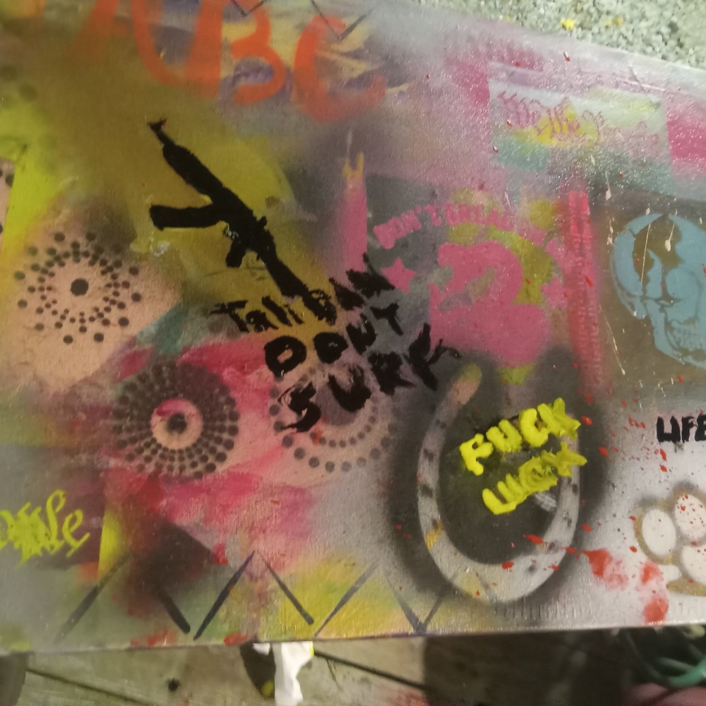 SURVIVORS GUILT ON CANVAS